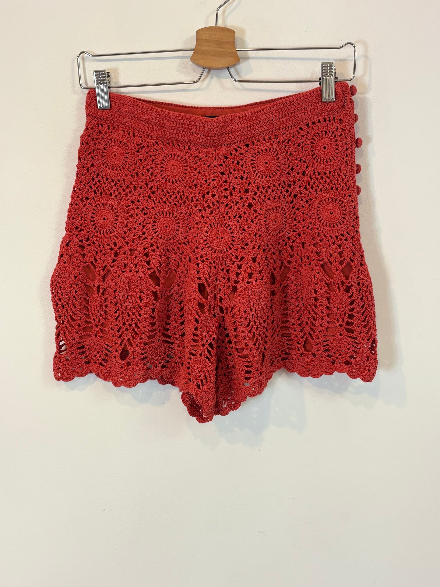 RALPH LAUREN. Crochet tile Bermuda shorts TM