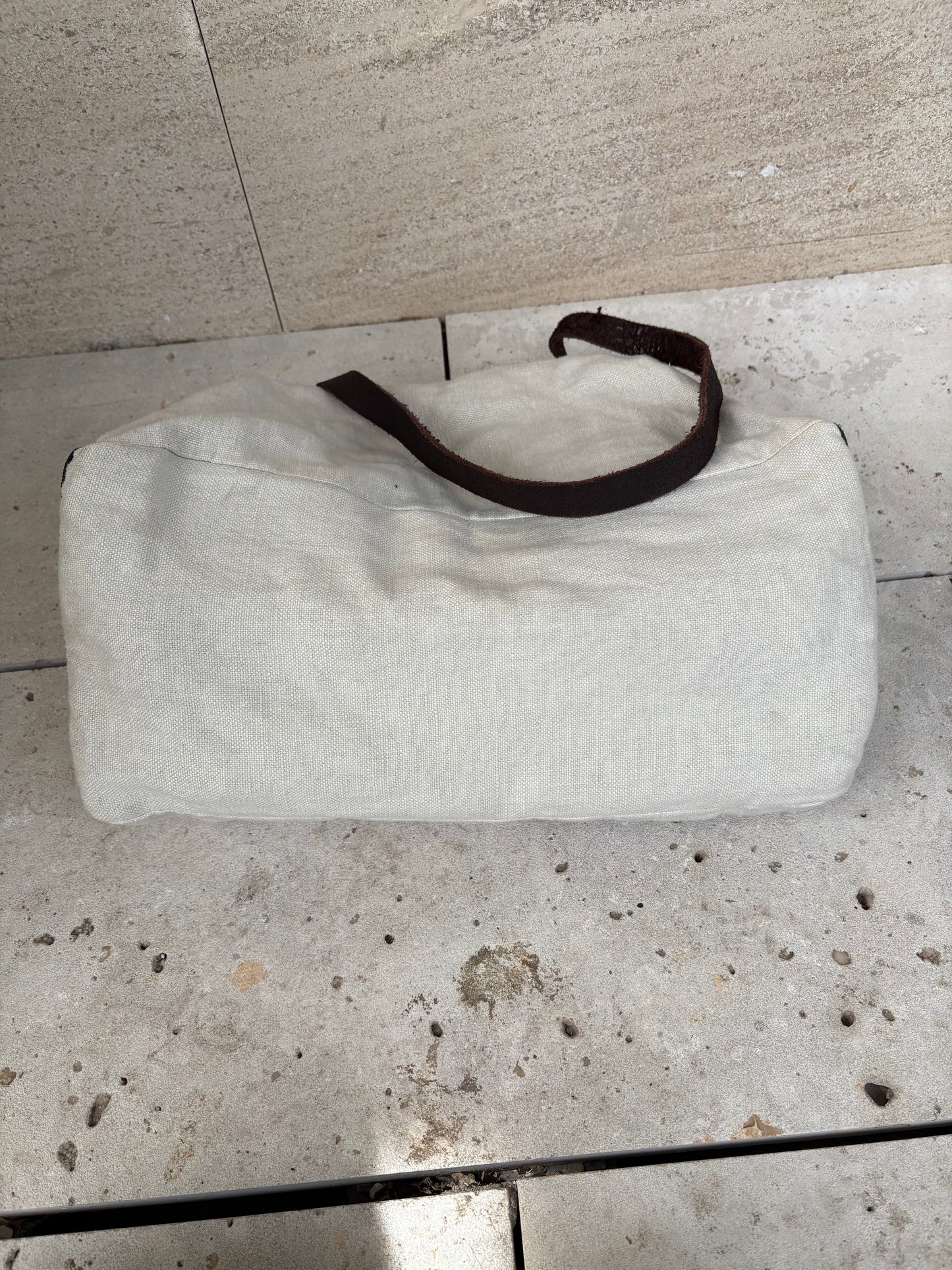 CATHERINE PARRA. Bolso tele y piel