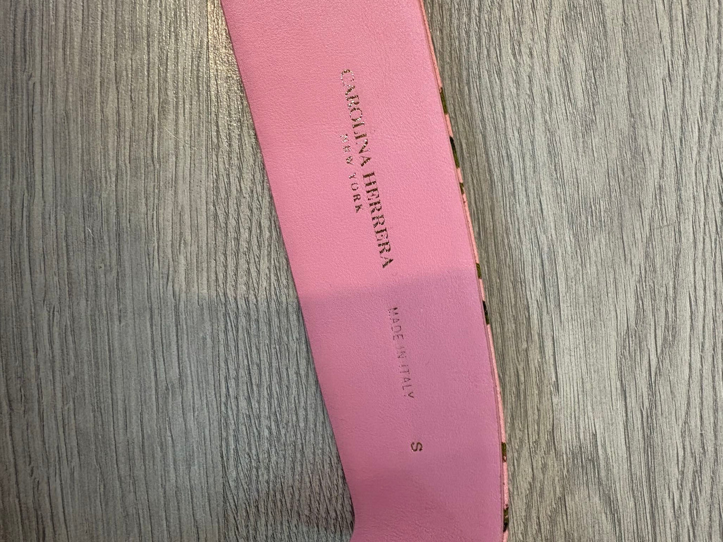 CAROLINA HERRERA . Falda midi estampado con cinturón