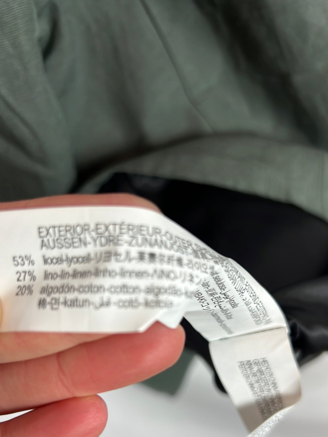 ZARA. Oversized style green blazer. TM