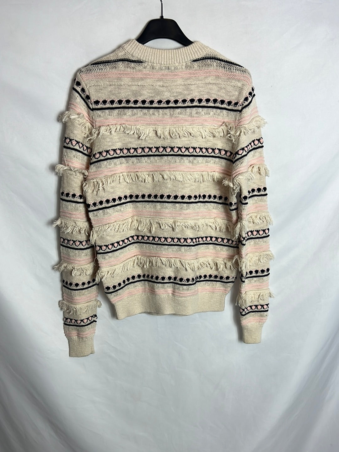 &OTHER STORIES . Jersey beige flecos . T S