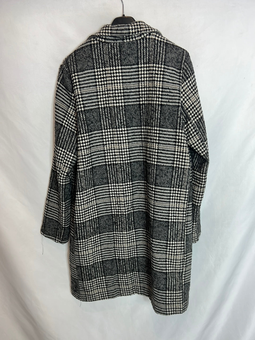 OTRAS. Abrigo pata de gallo grises T.s