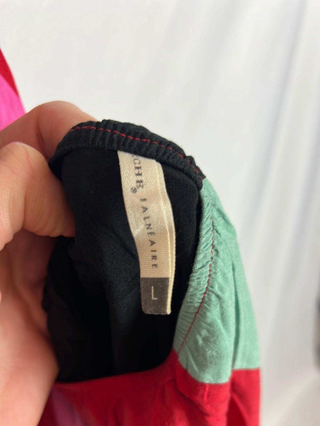 TOUCHE BARNEAIRE. Vestido largo rayas T.l