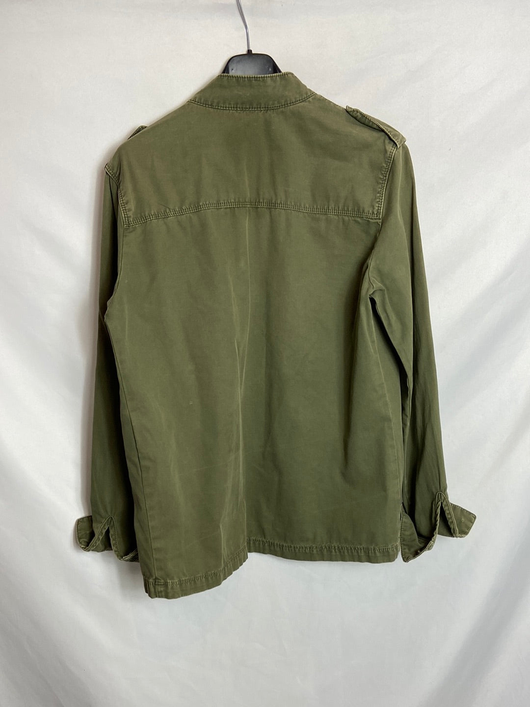 ZARA. Parka verde fina T.m