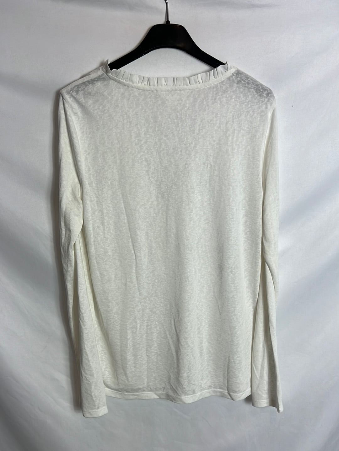 SPRINGFIELD. Top manga larga doble textura. T M