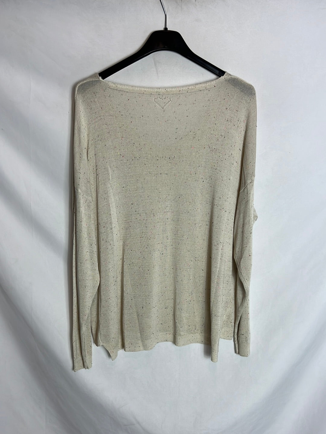 OTHER. Beige fine jersey with colored yarns. Sizes s/m