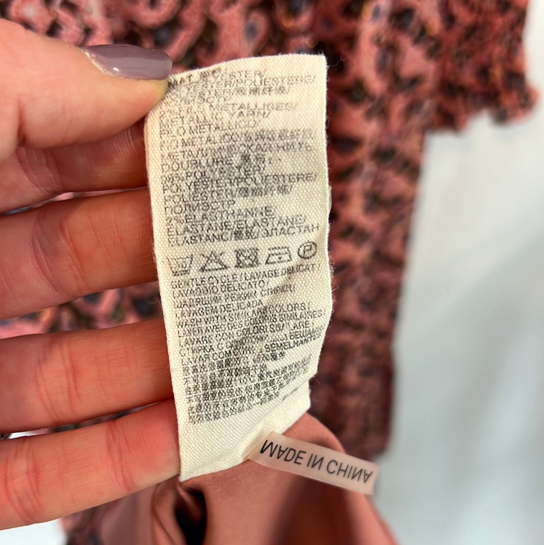 SUNCOO. Vestido midi estampado T.2(m)