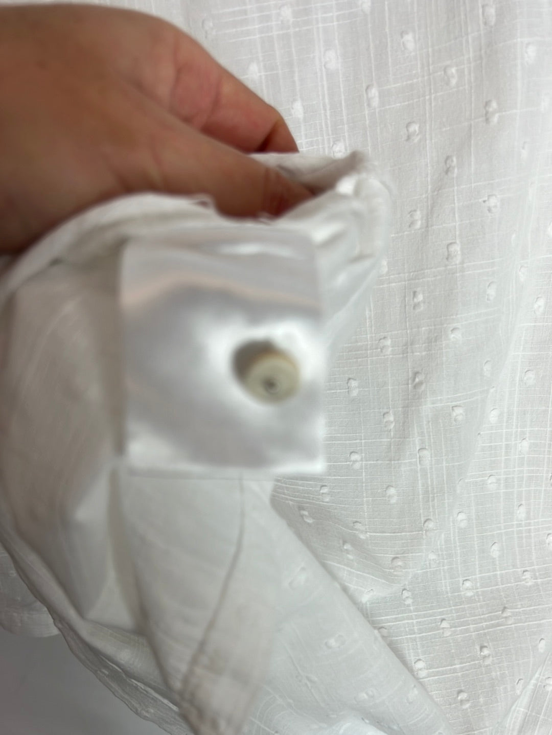 COSTER COPENHAGEN. Blusa plumeti bordados. T 34