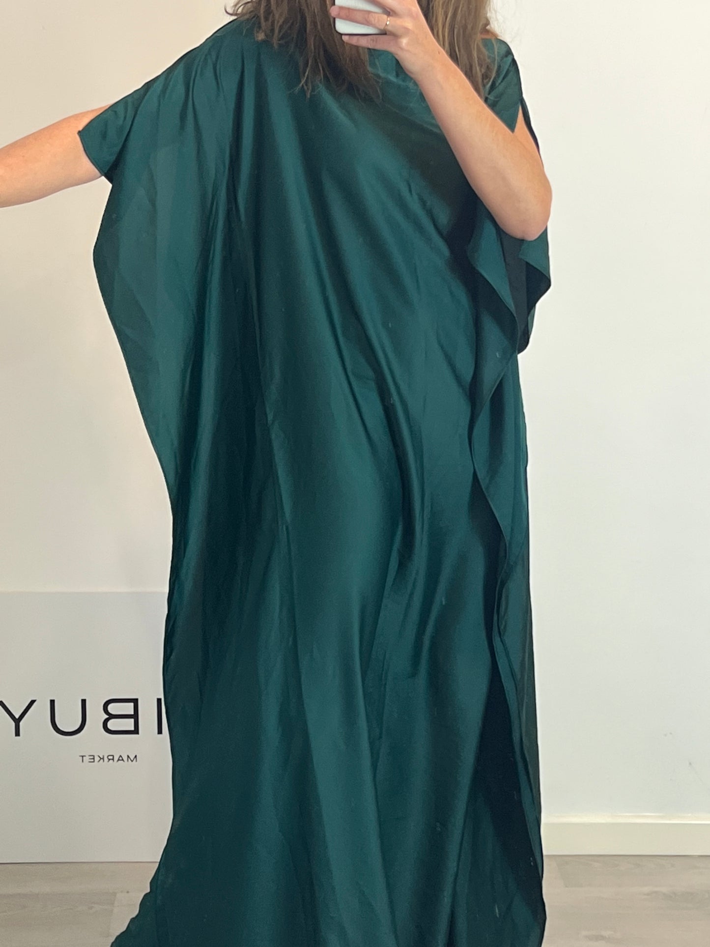 MALOTA. Vestido largo verde TU(l)