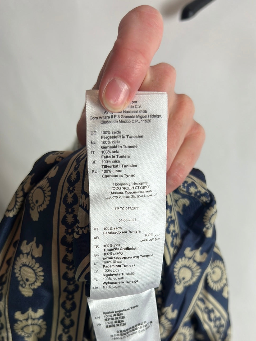 SANDRO. Silk wrap dress Tu(S)