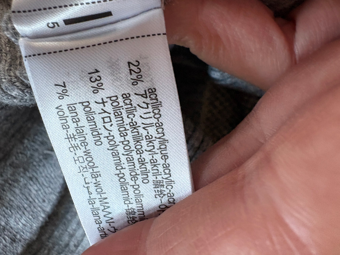 ZARA. Chaqueta rombos con lana