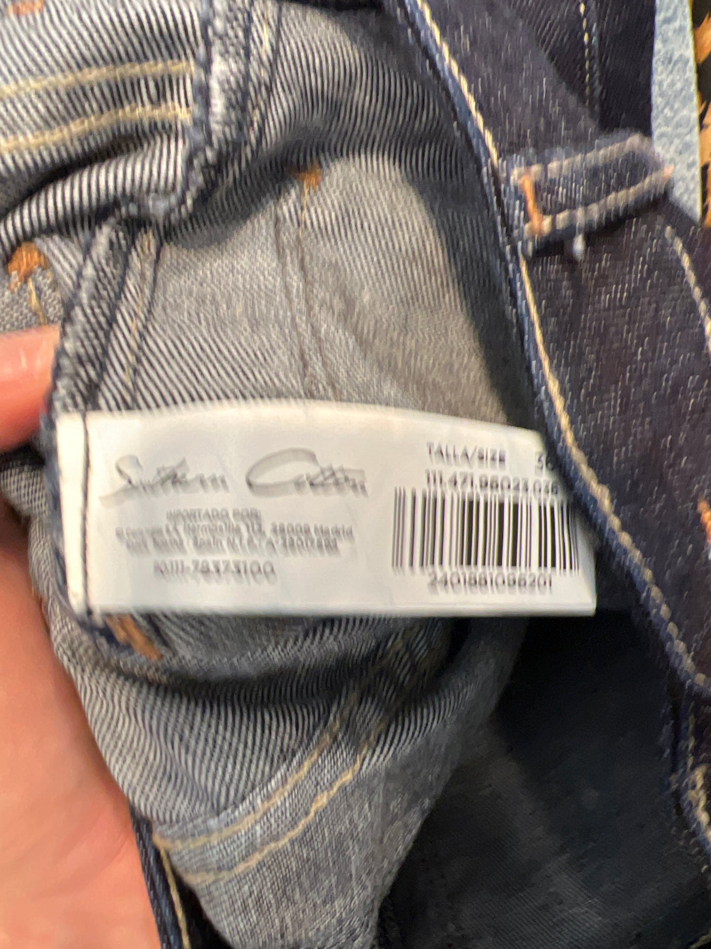 SOTHERNS COTTON. Pantalón vaquero acampanado T.36