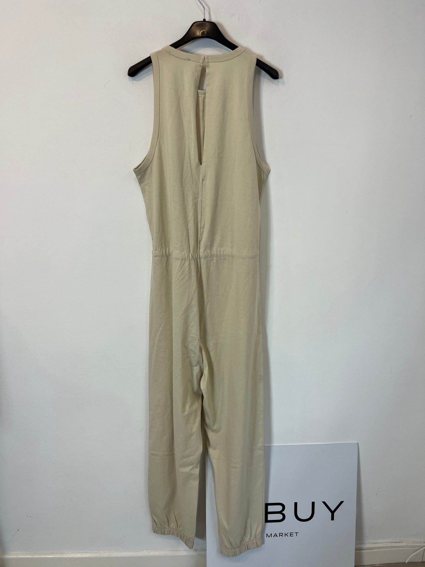 ZARA . Mono largo beige algodón. T L (M)