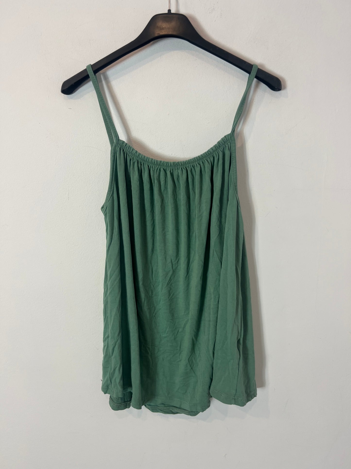 OTRAS. Top verde agua fluido. T S/M