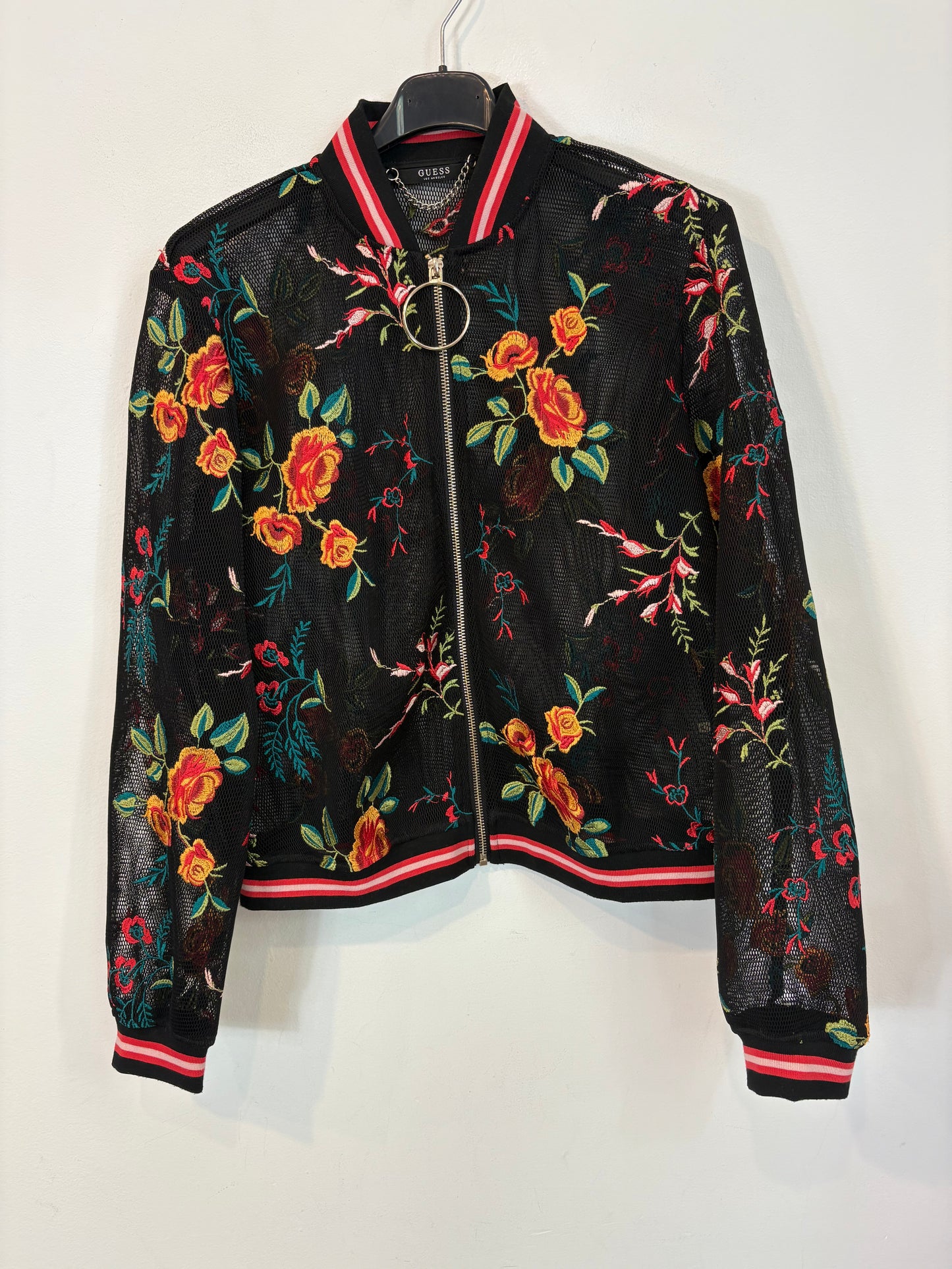 GUESS. Black embroidered jacket. TM