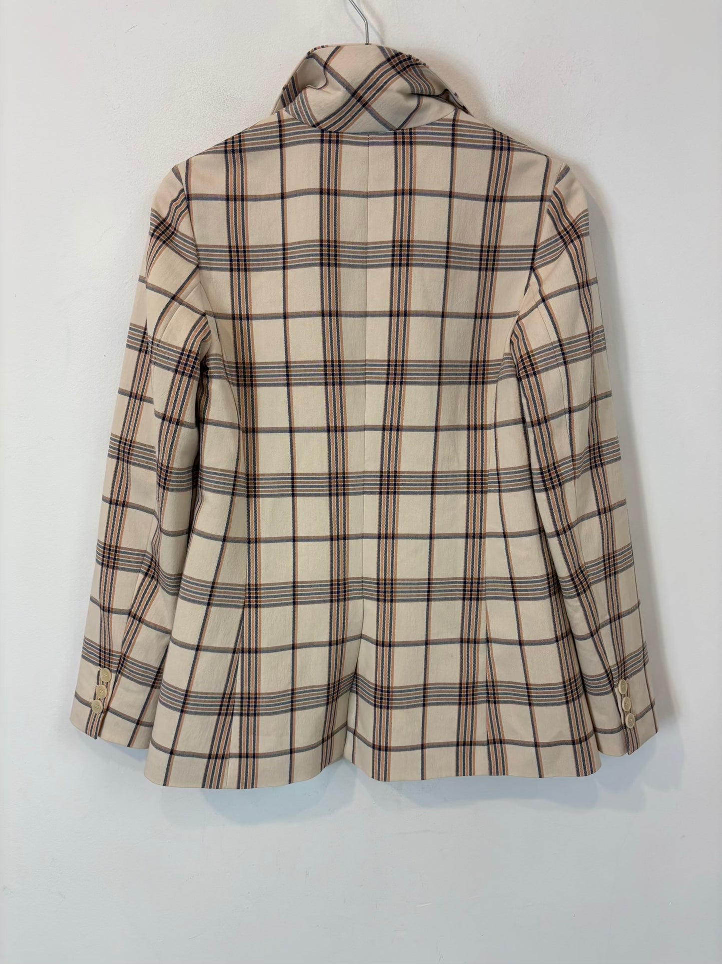 MAJE. Blazer fluida cuadros