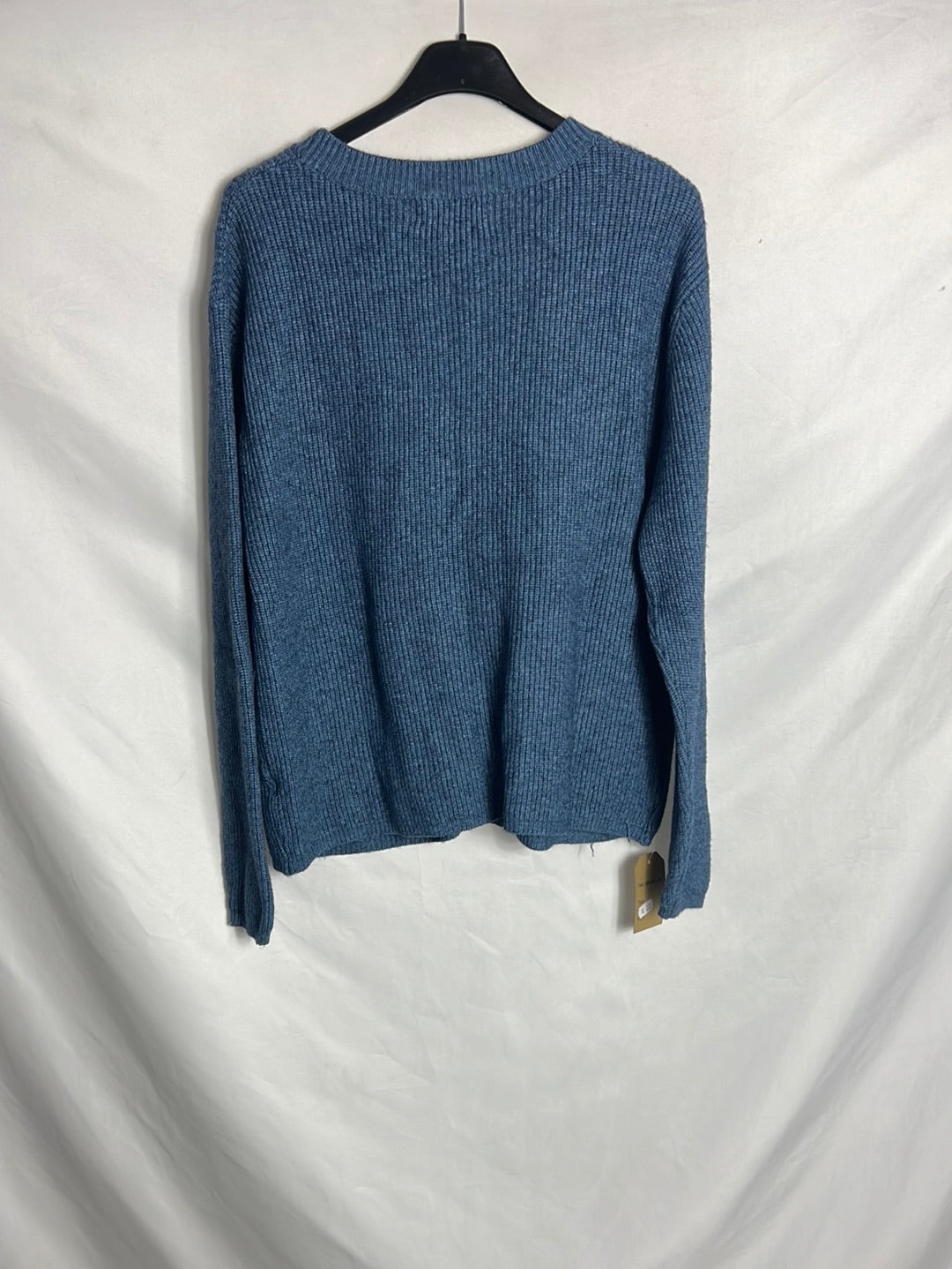 OTHERS. Blue ribbed sweater Your(s)