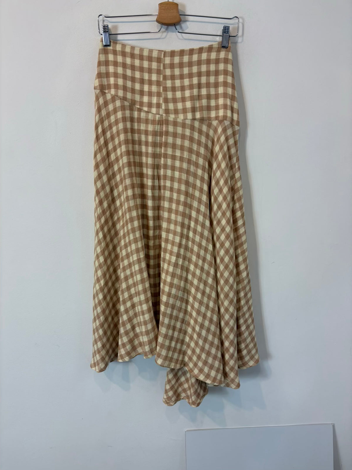 IQ COLLECTION. Conjunto top y falda vichy
