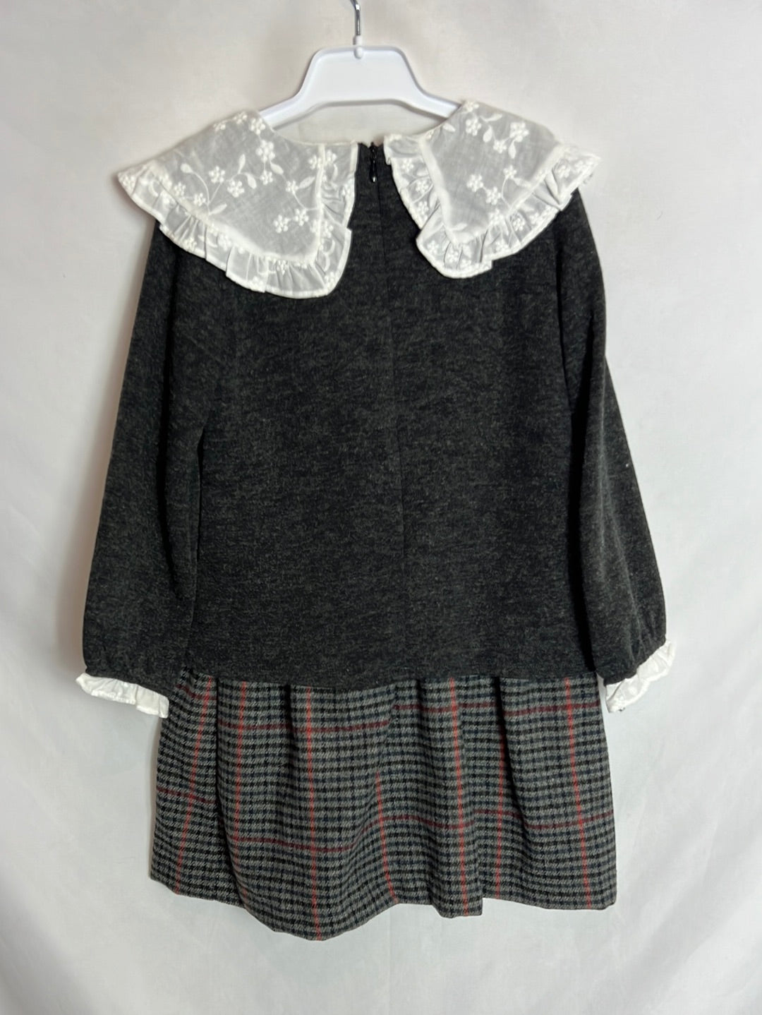 ANCAR. Charcoal jersey skirt dress. Size 6 years.