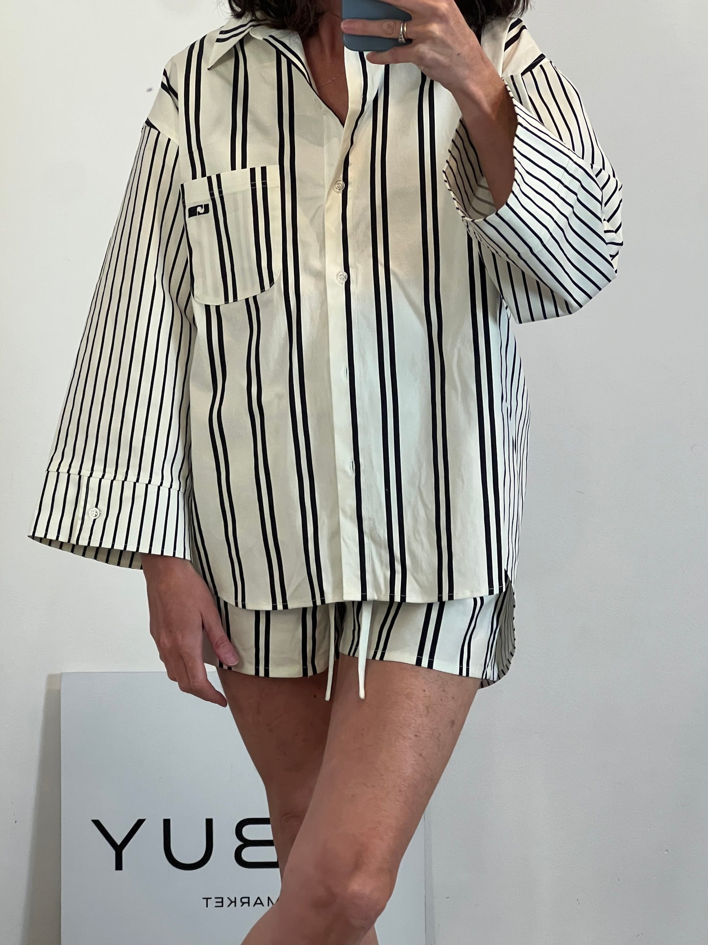 ZARA. Jacket with mottled gray wool. TS