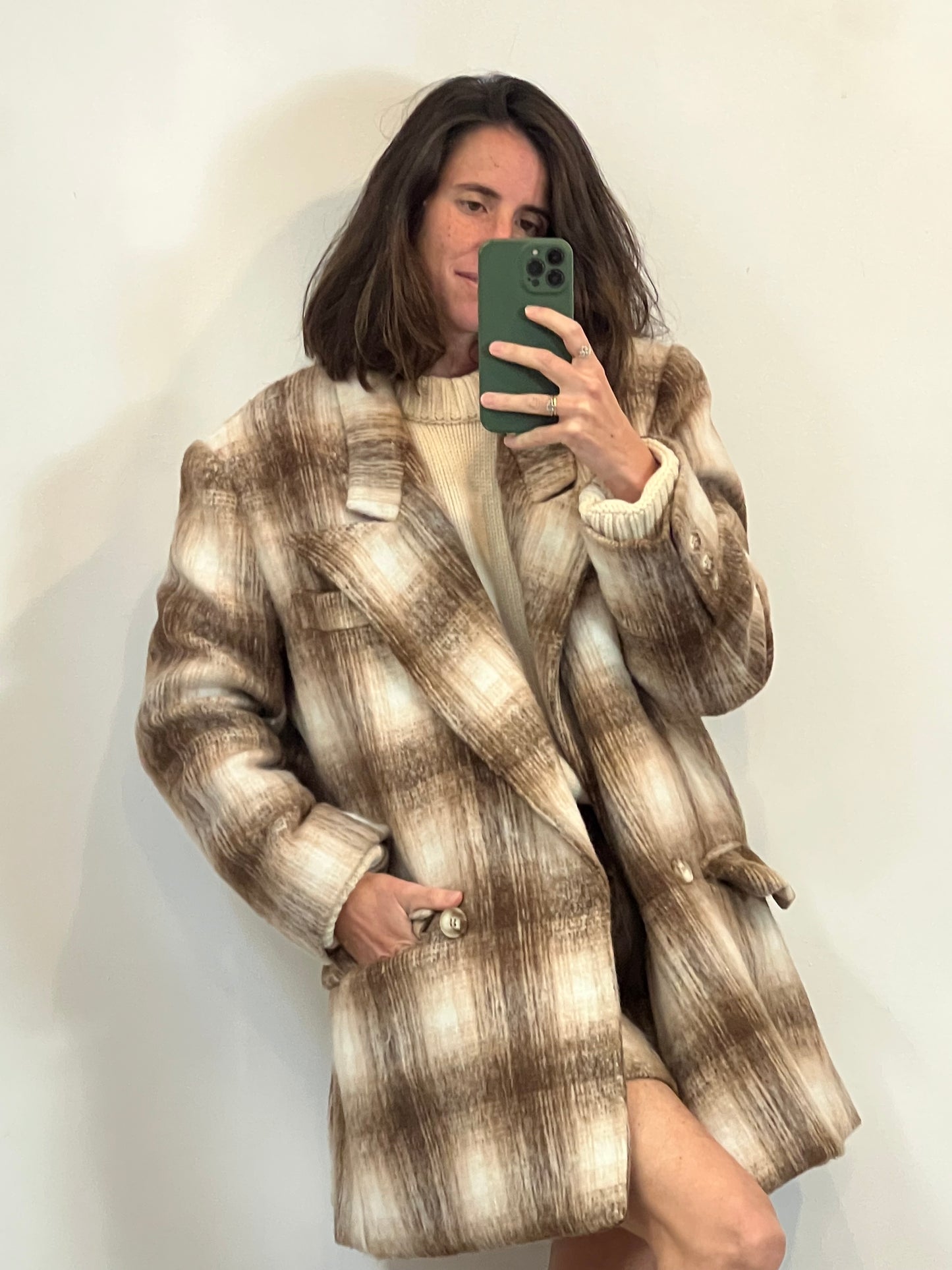 IMAN. White ribbed top Tm