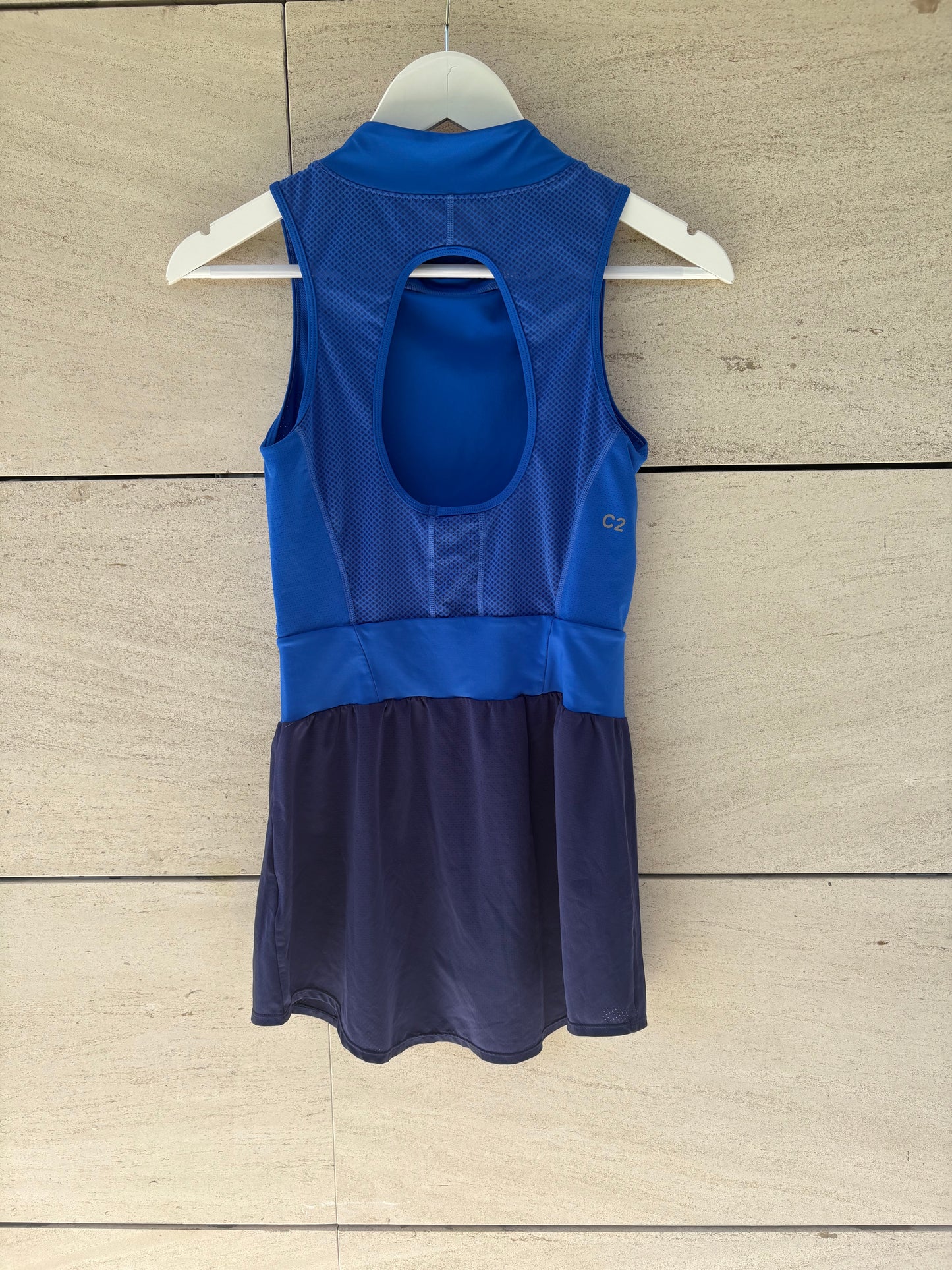 ASICS. Vestido tenis azul. T S