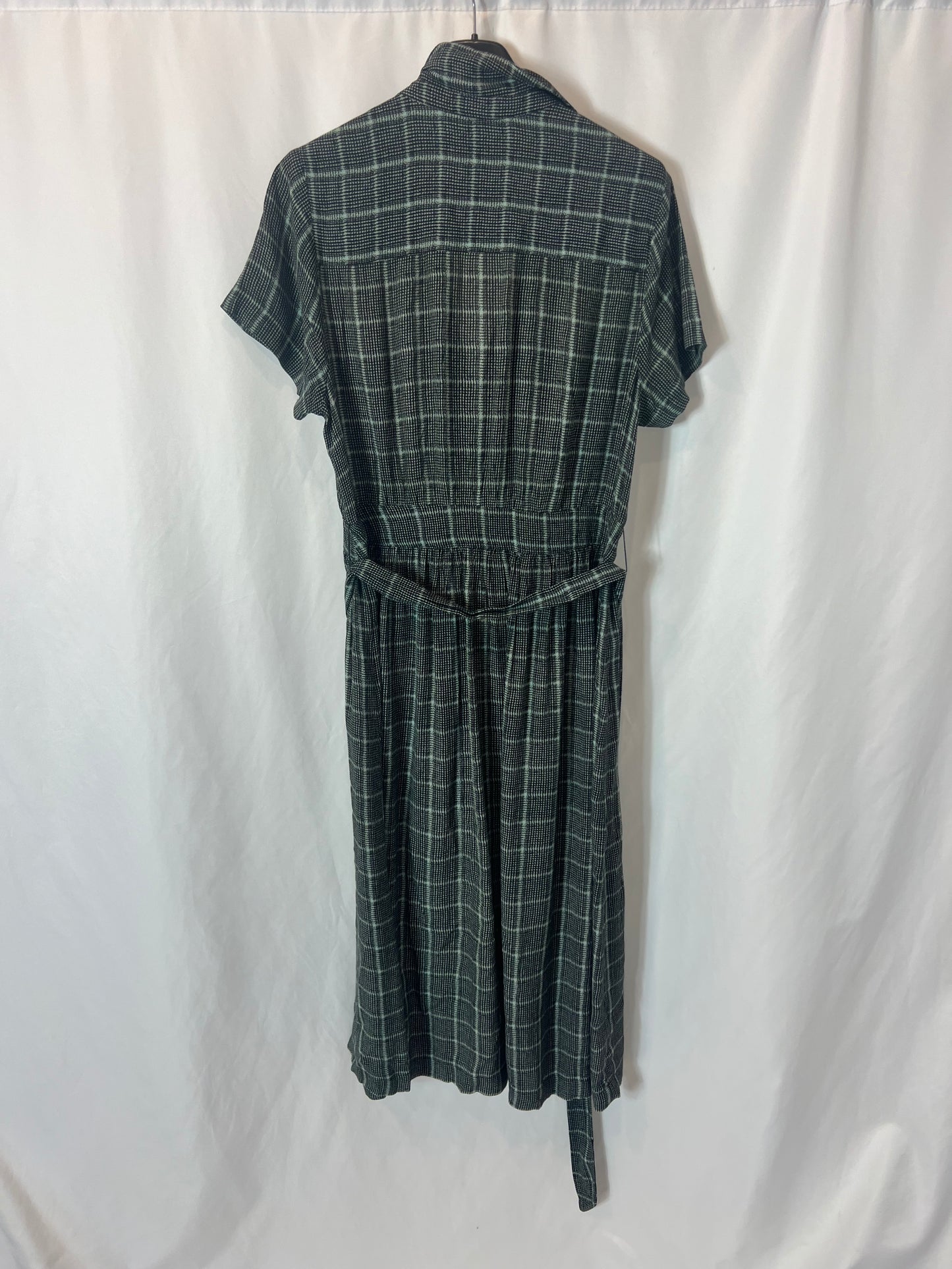 INDI&COLD. Vestido midi cuadros T.s