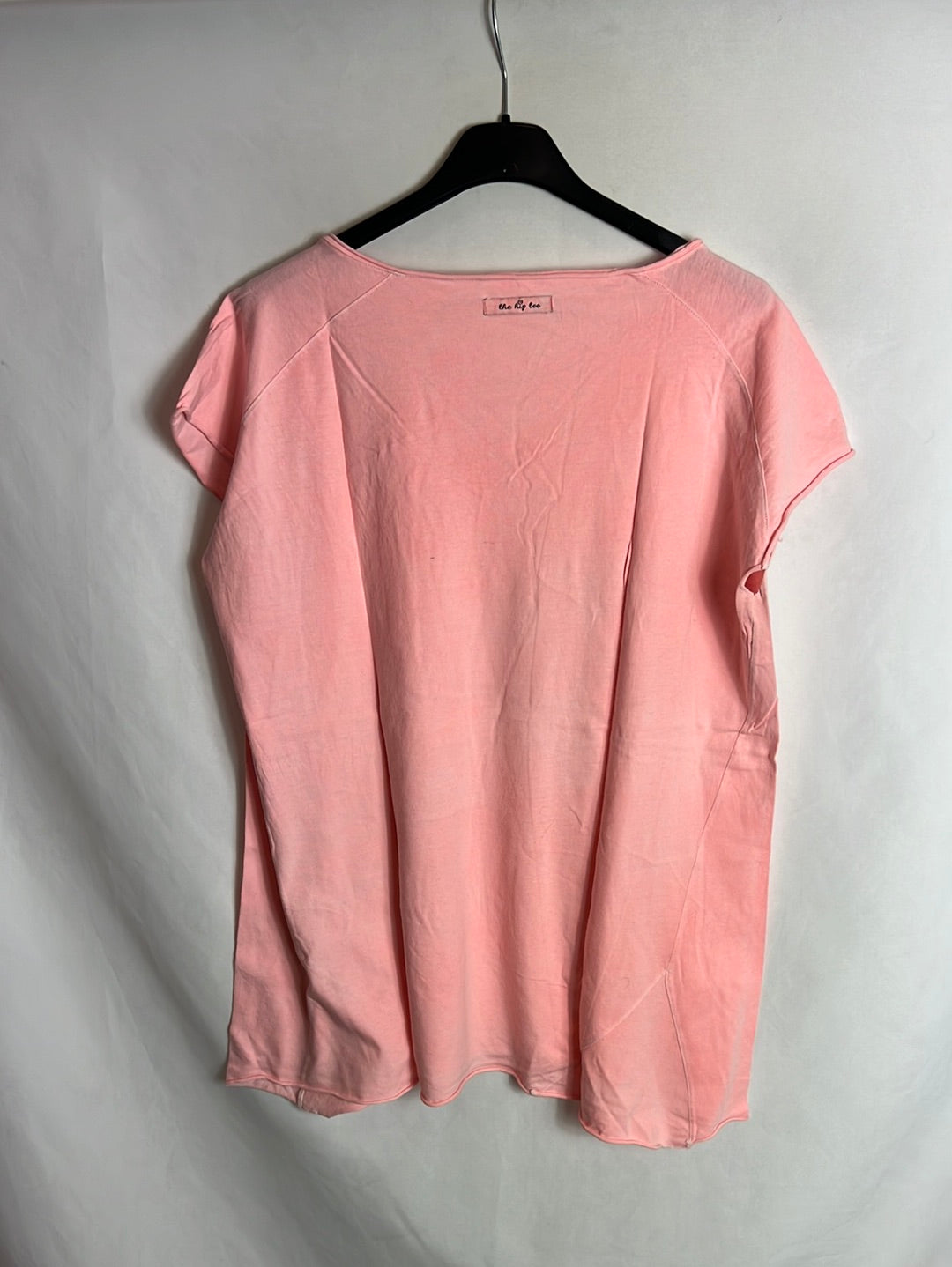 THE HIP TEE. Camiseta rosa estampada T M/L