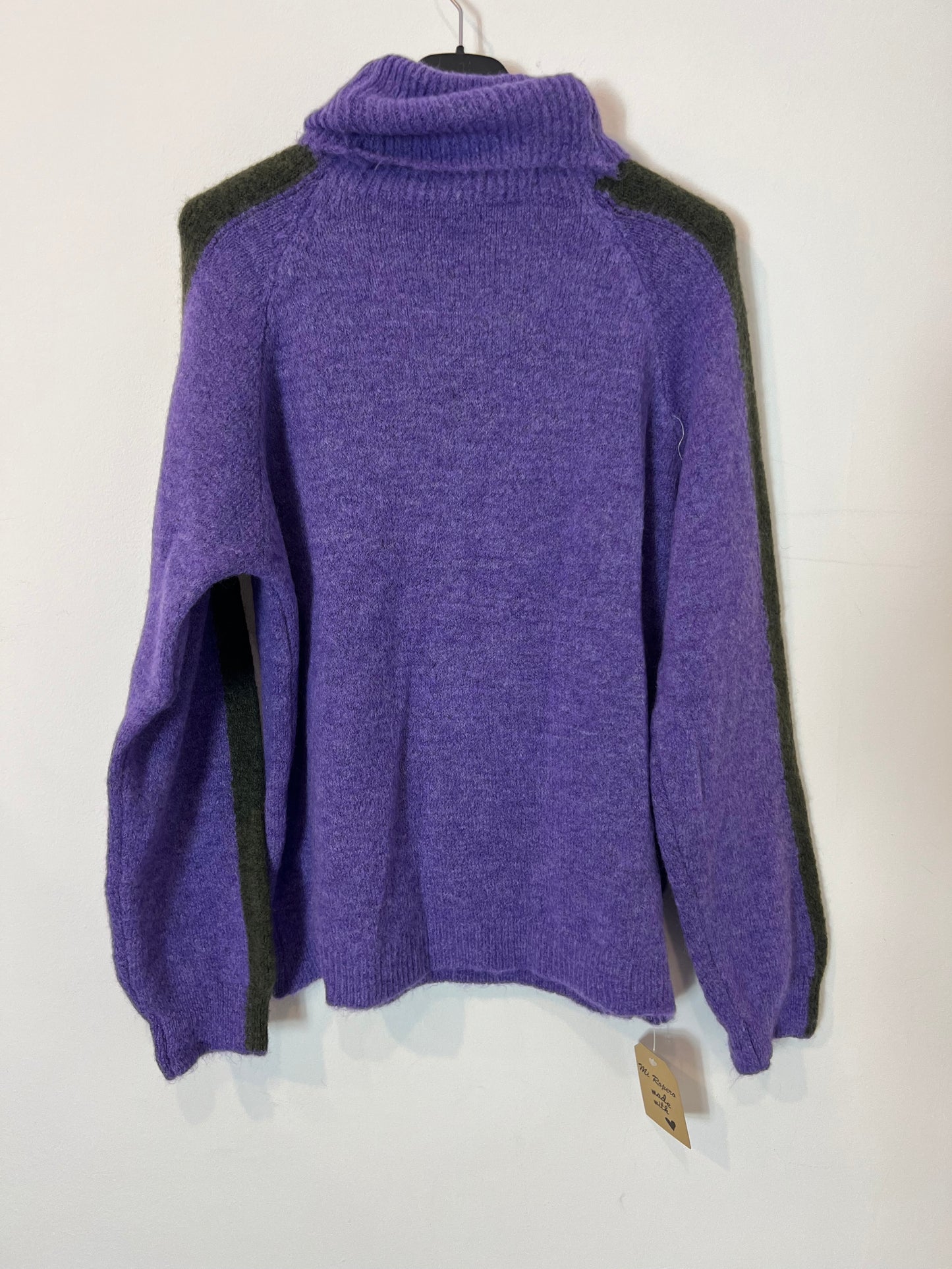 OTHERS. Purple and grey two-tone sweater TU(M)