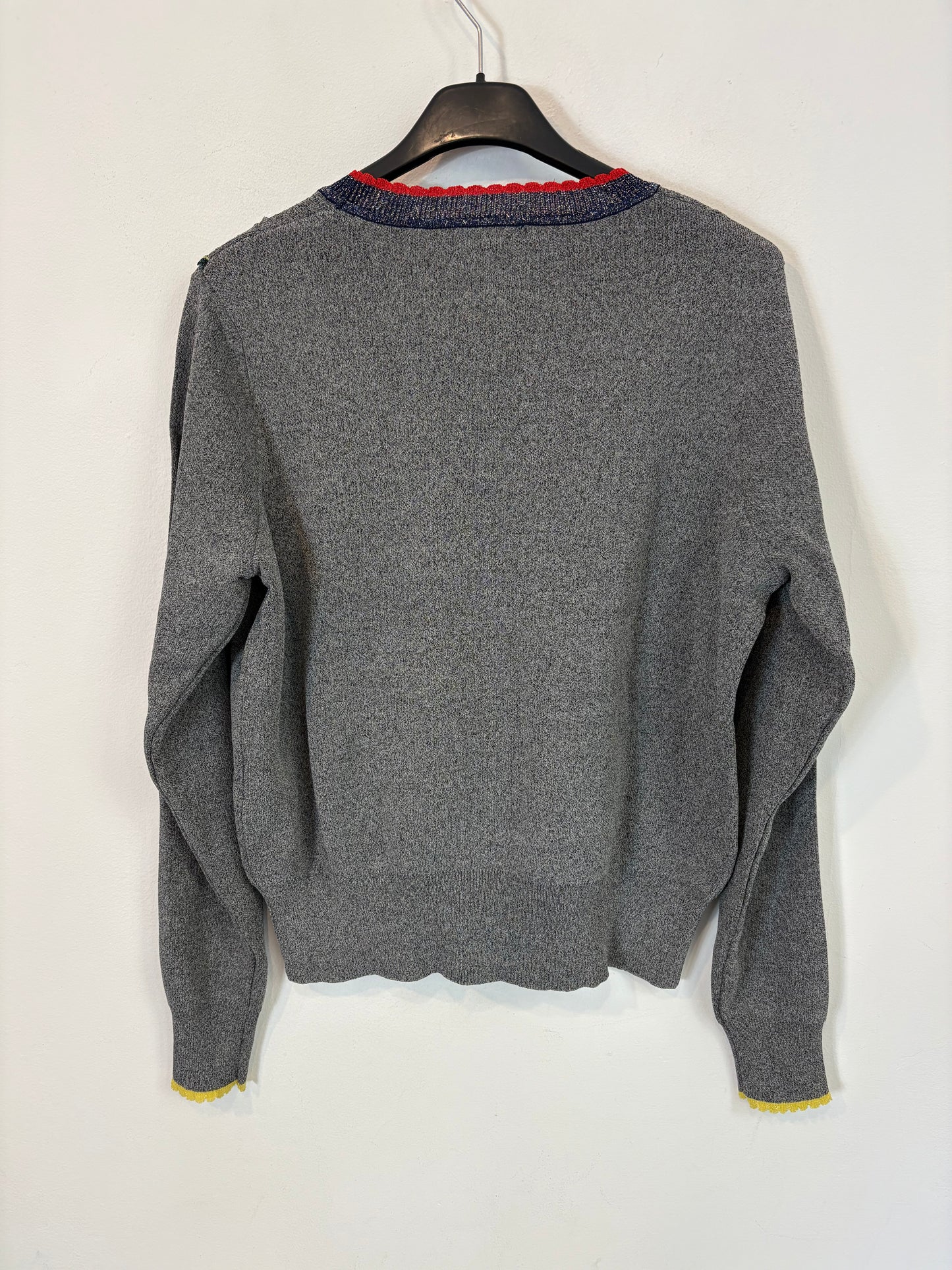BIMBA Y LOLA. Mottled viscose sweater with thread detail. TS