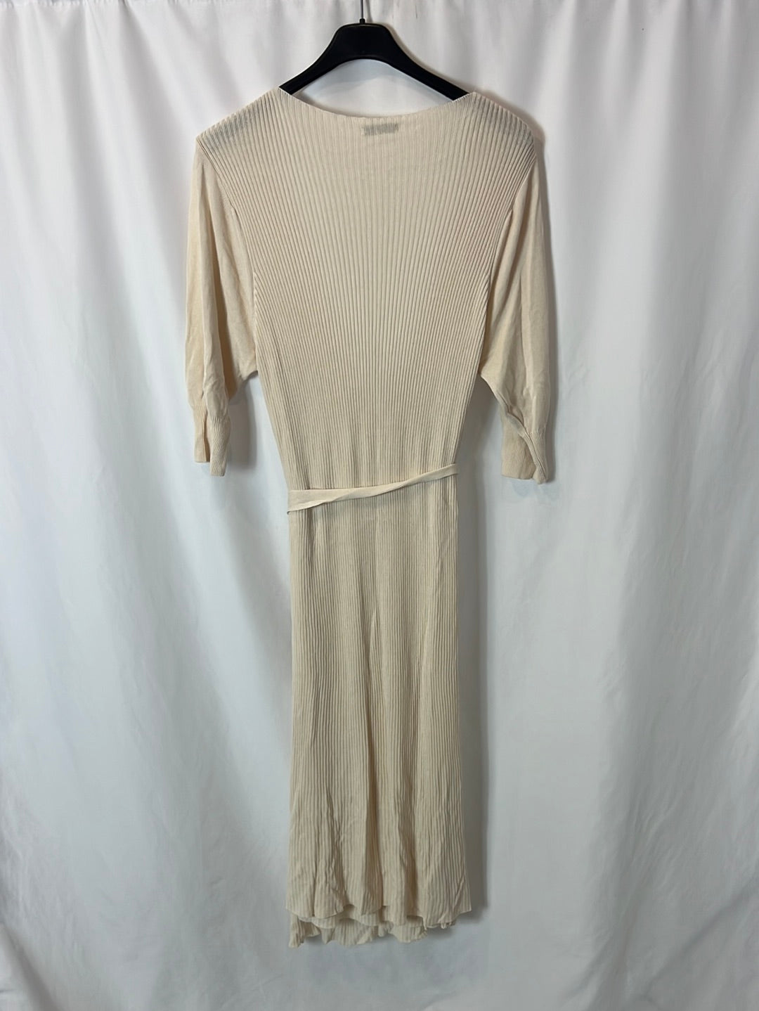 OTHERS. Beige ribbed dress Ts