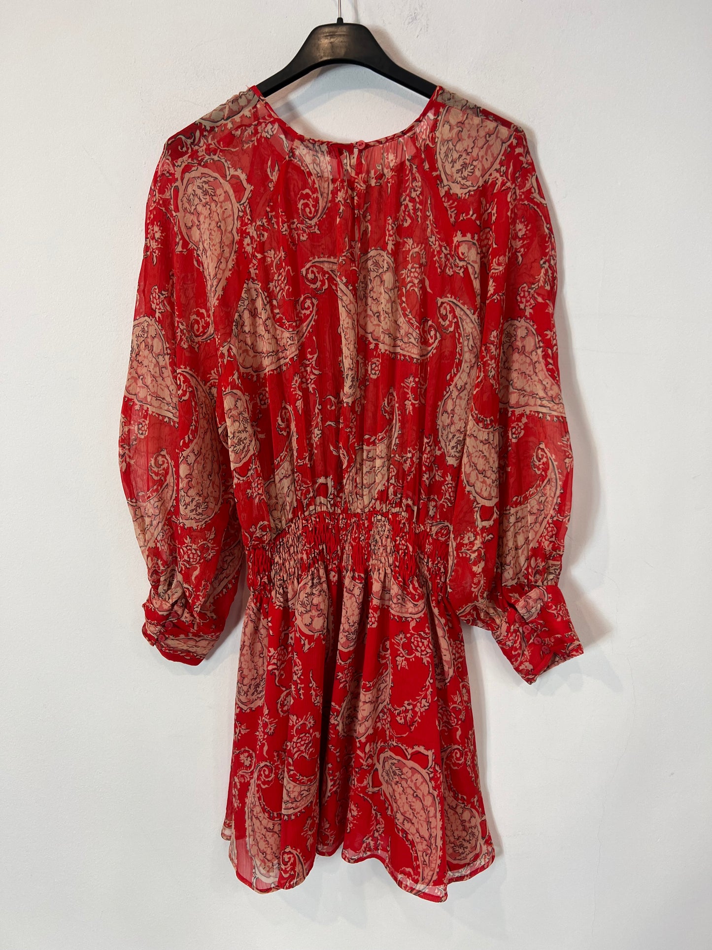 ZARA. Flowy printed short dress. TM