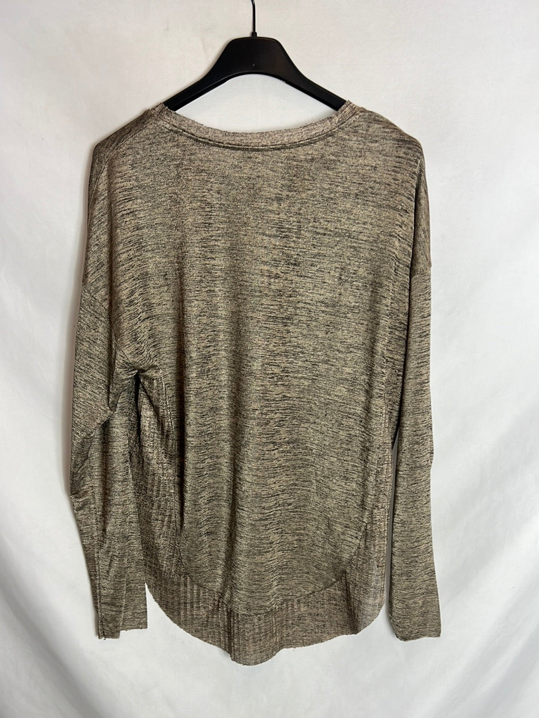 ZARA. Top textura jaspeado. T M