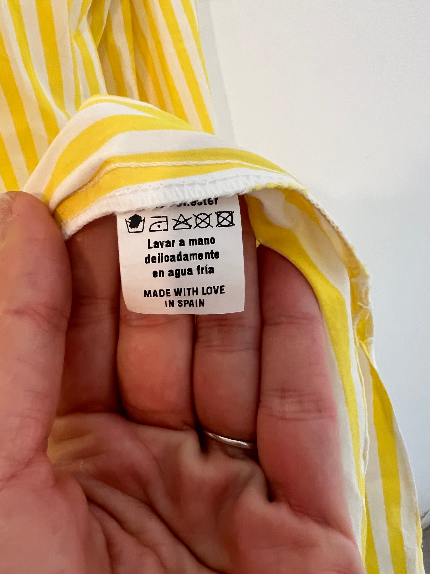 POPPELIN. Vestido largo rayas T.s