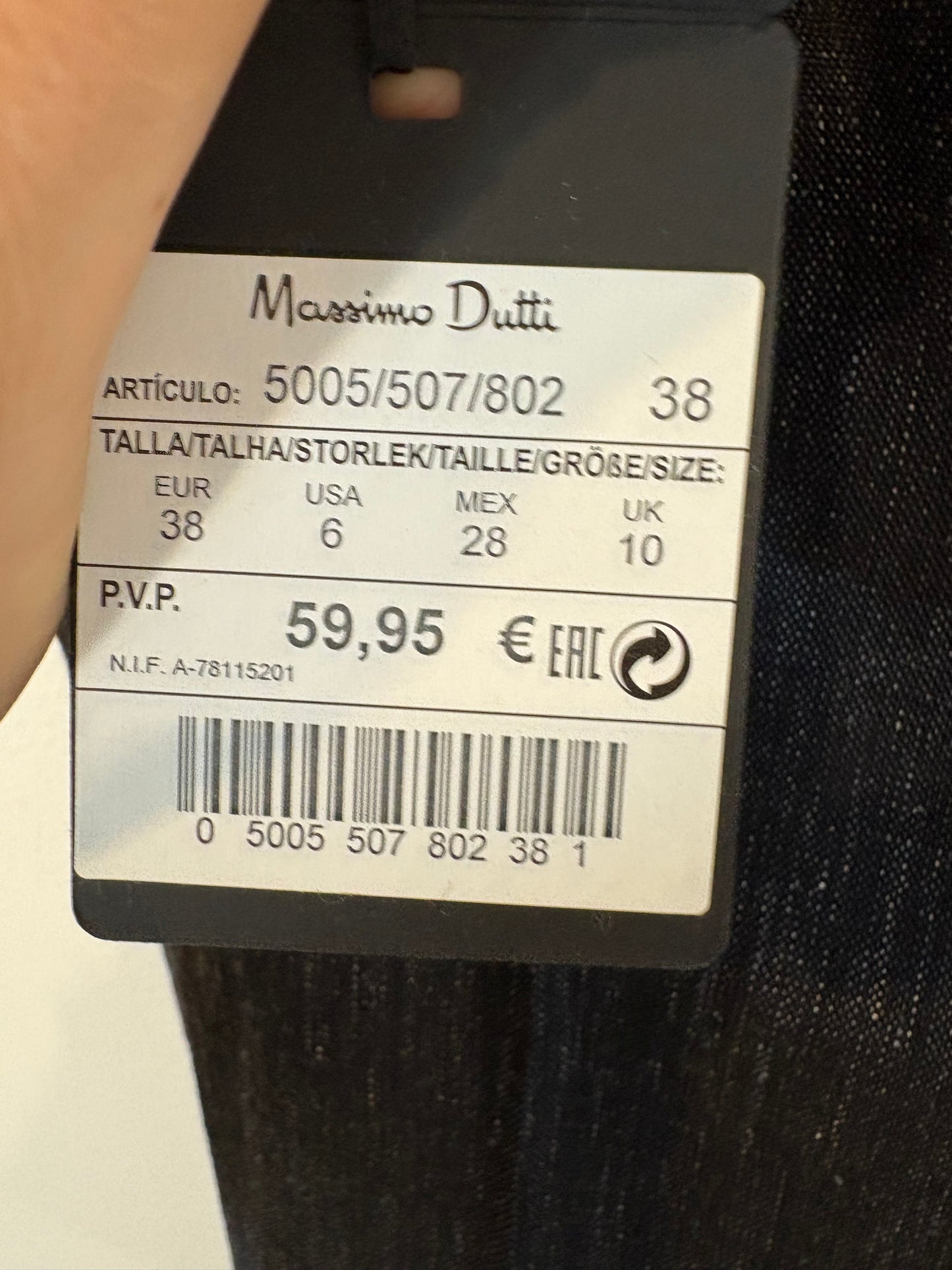 ROSSY. Vintage black jacket size 38