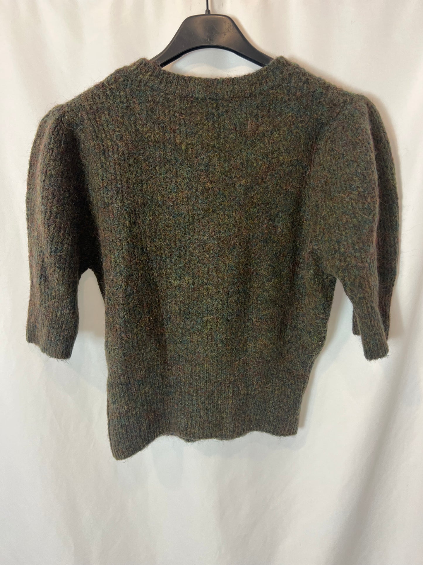 ZARA. Top punto verde colores T.m