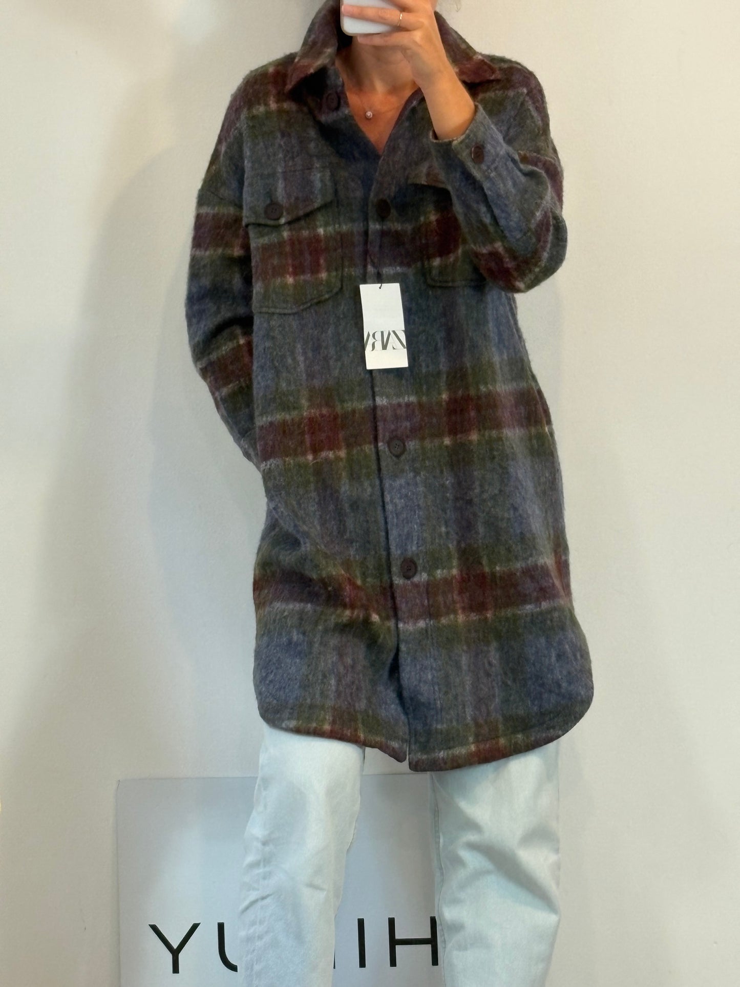 OTHERS. Long knit dress with neckline detail. TS