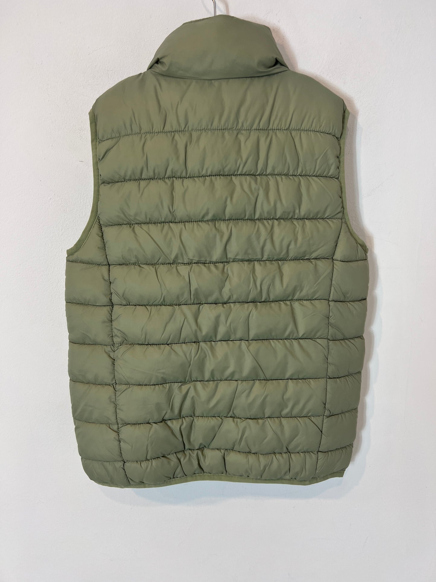 TEX. Chaleco acolchado verde. T 9-10 años