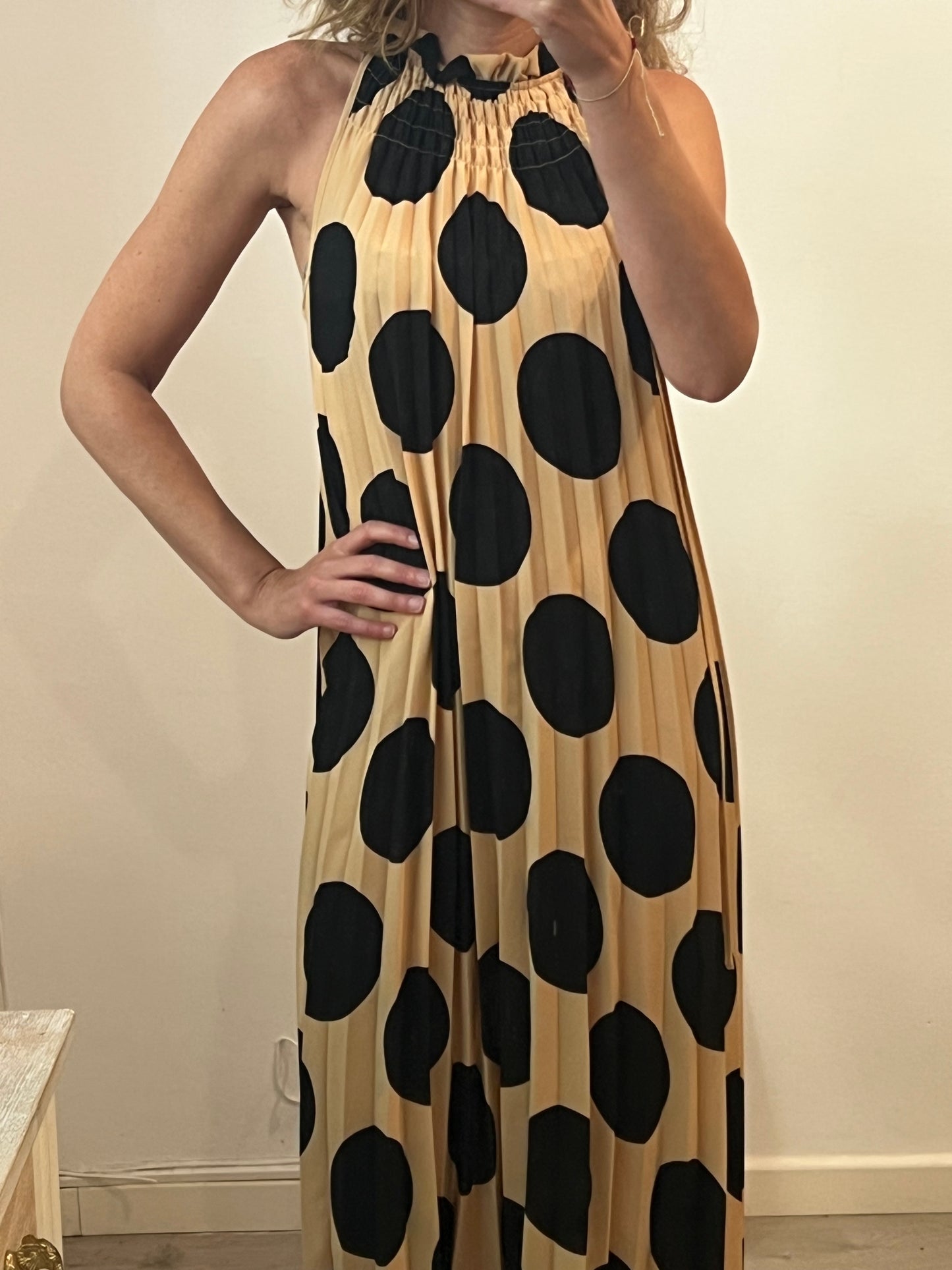 SFERA. Ts pleated midi dress