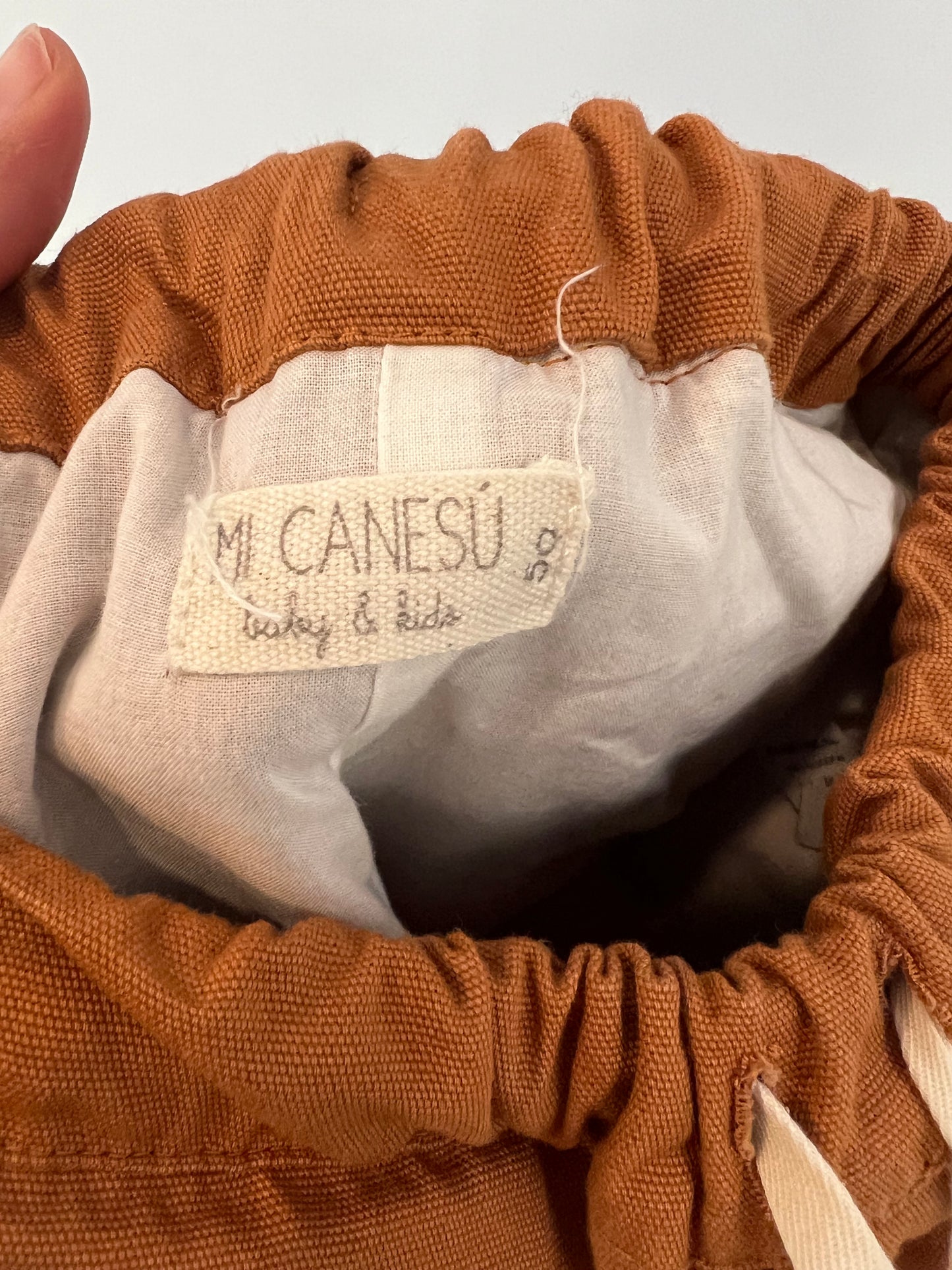 MI CANSÚ. Pantalón teja largo T. 5 años