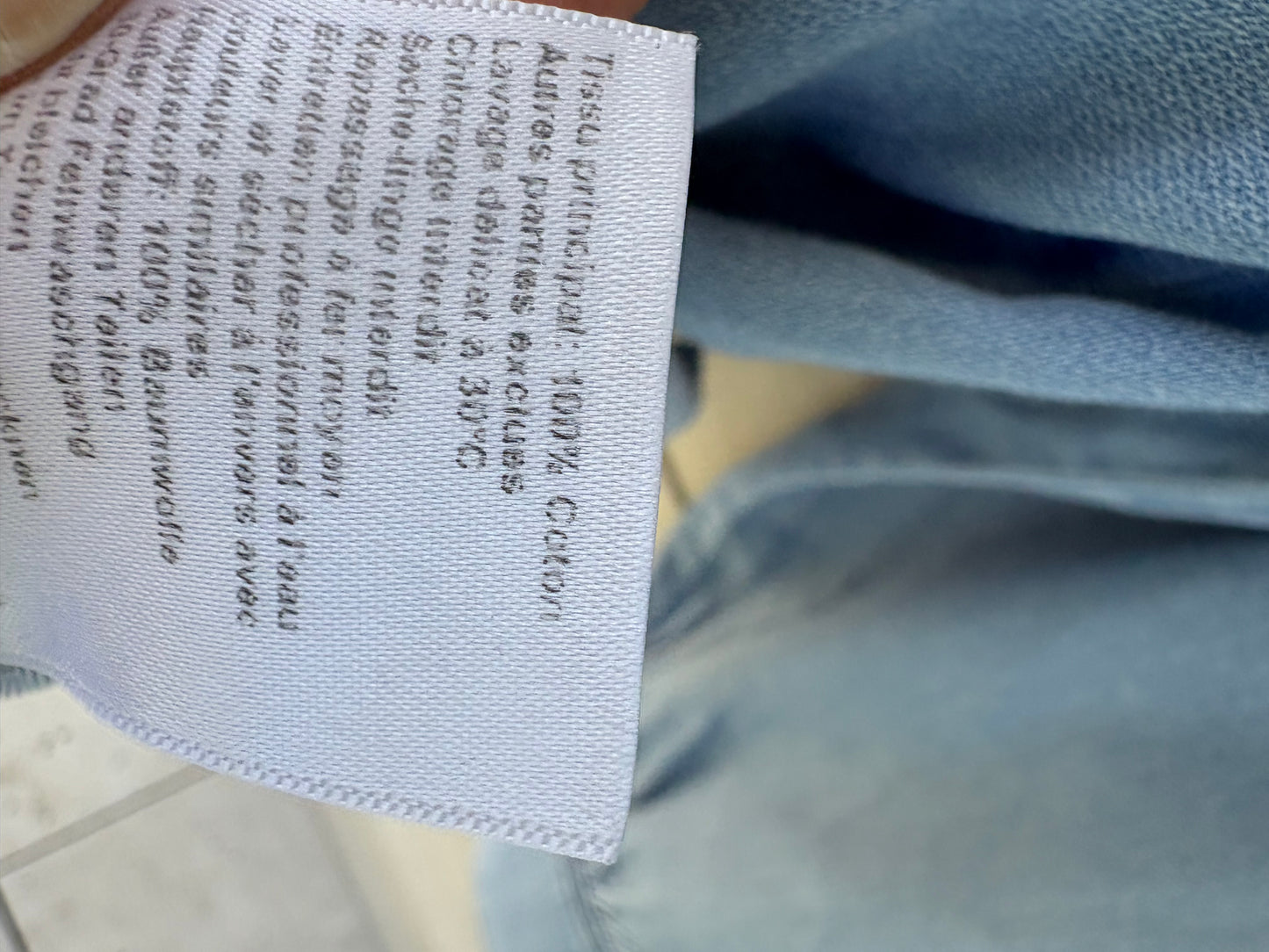 BA&SH. Camisa denim cuello volante