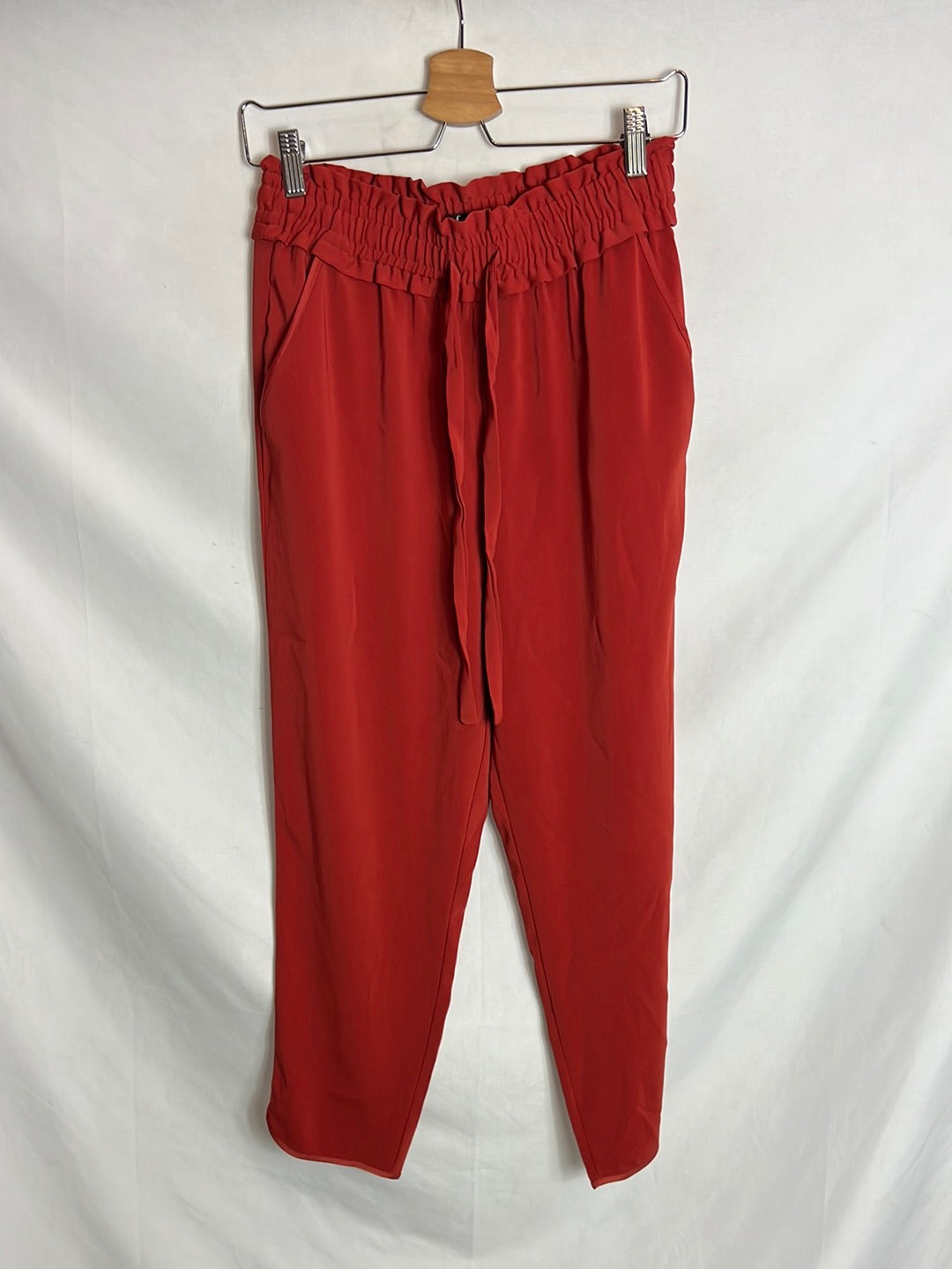 Pantalón fluido rojo T S – Hibuy market - Main Image