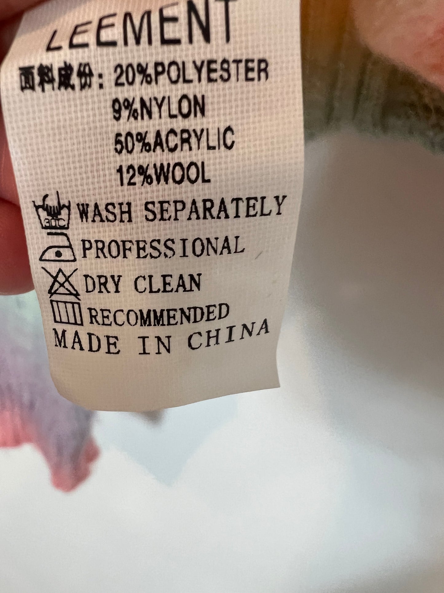 LEEMENT. Rebeca crop multicolor T.u(xs)