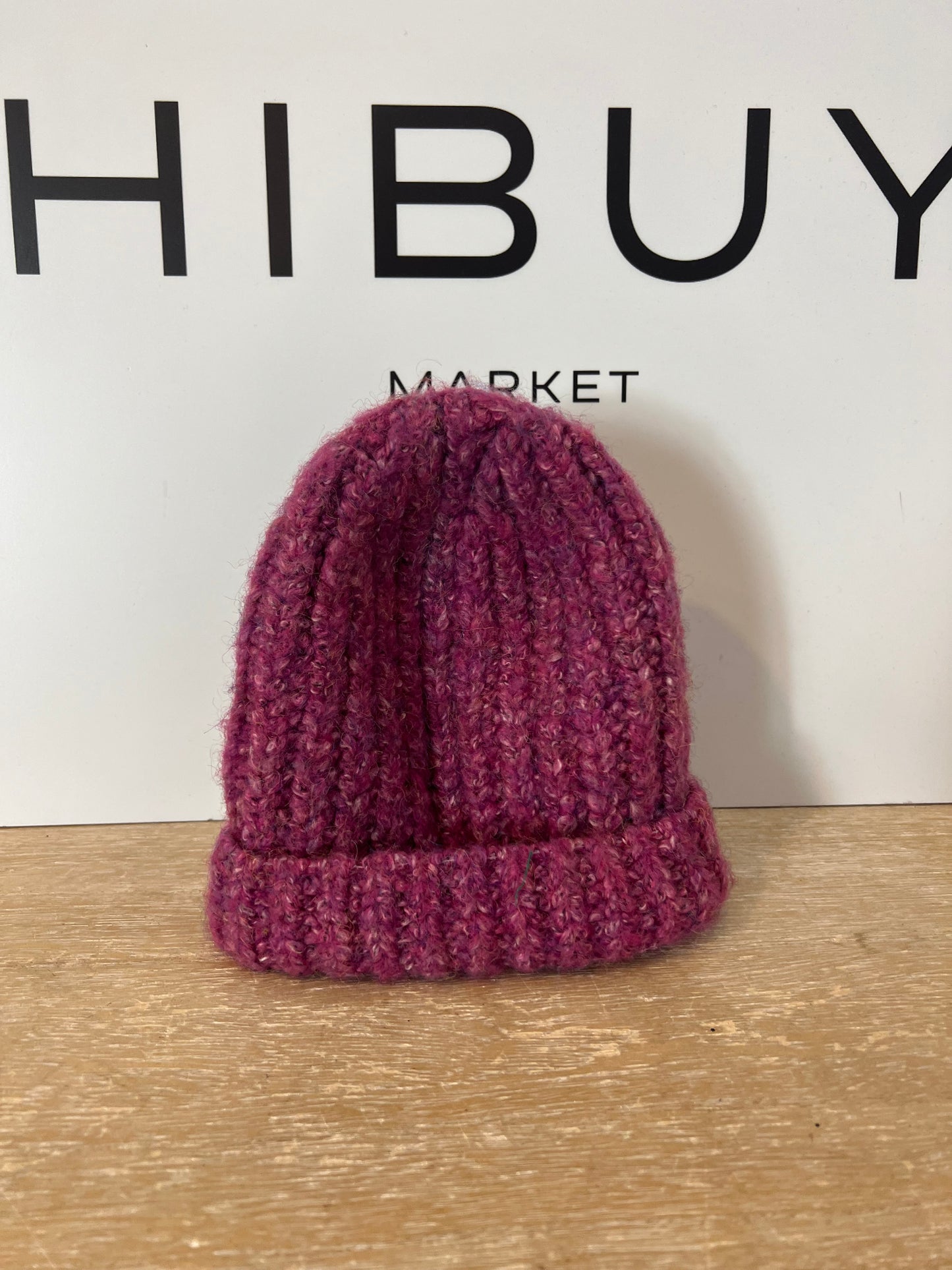 OTHERS. Heathered pink hat