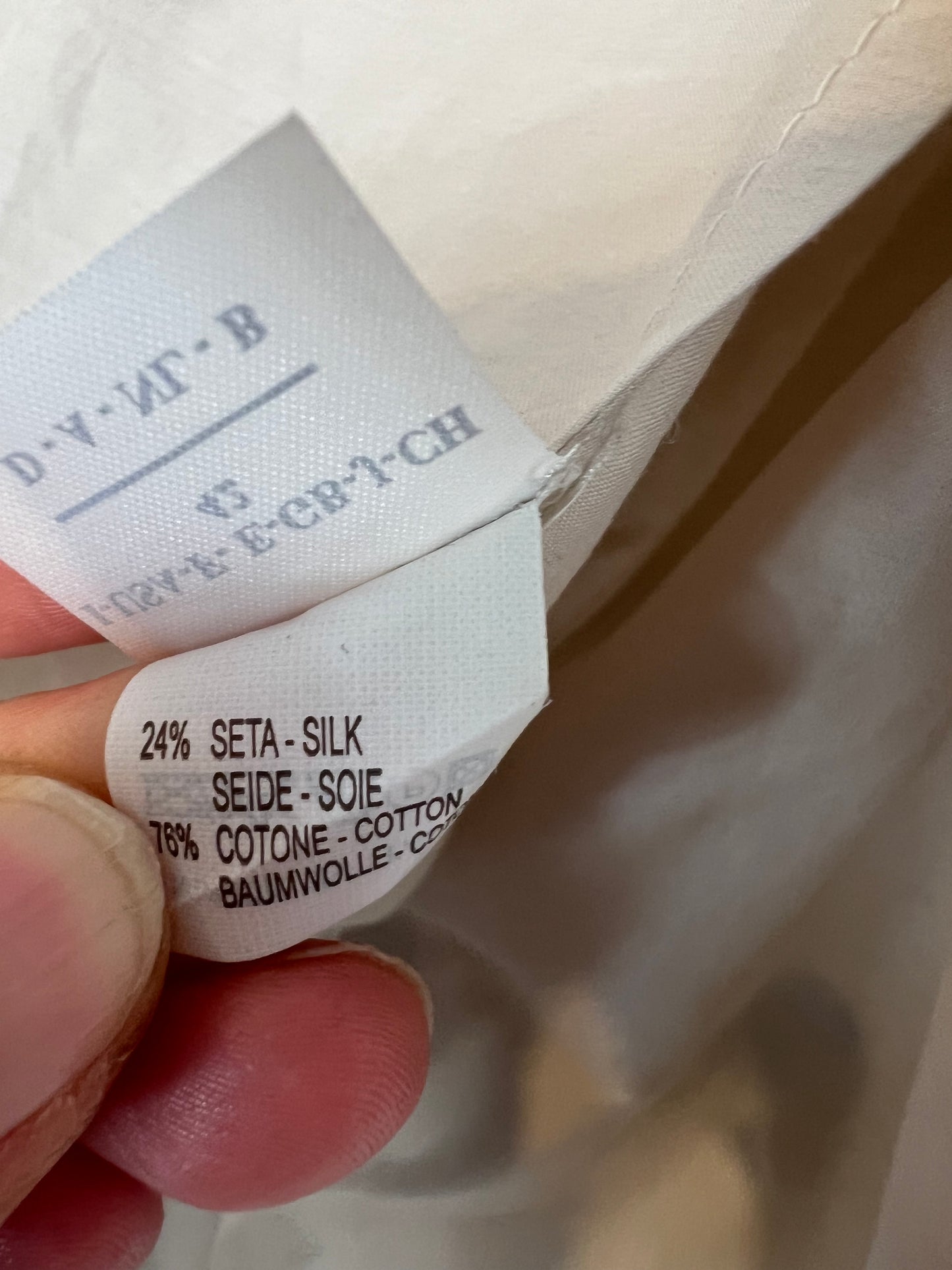 BRUNELLO CUCINELLI. Beige cotton and silk jacket. Size 42 (M)