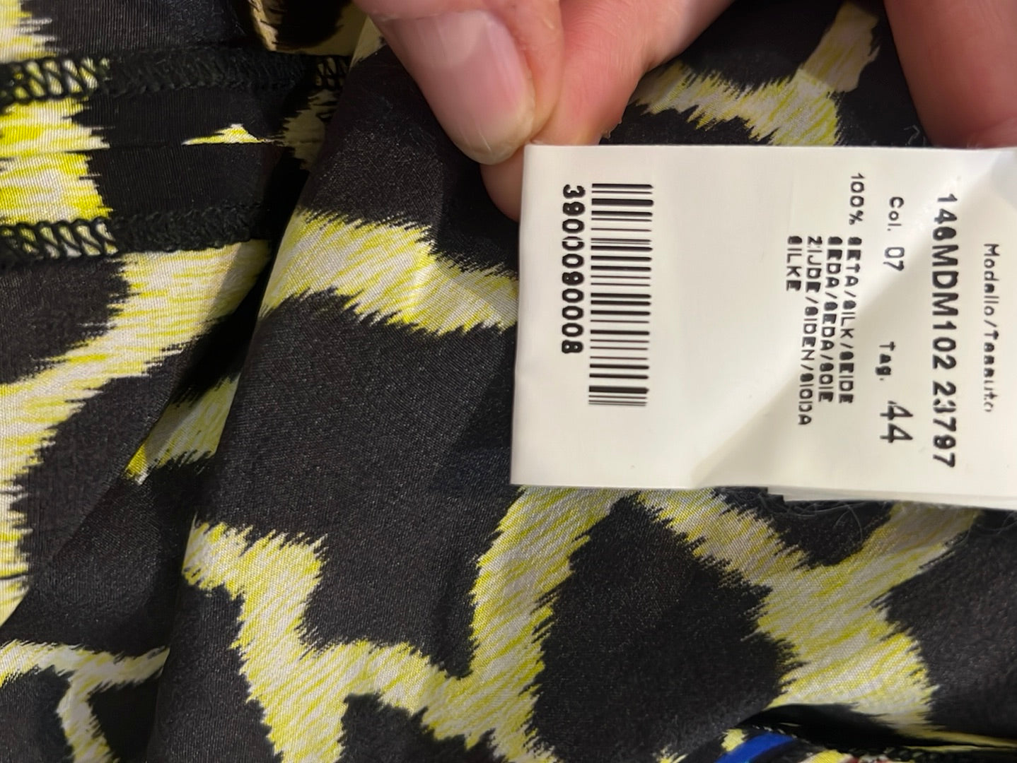 MSGM. Total look pantalón y top estampados. T M/L