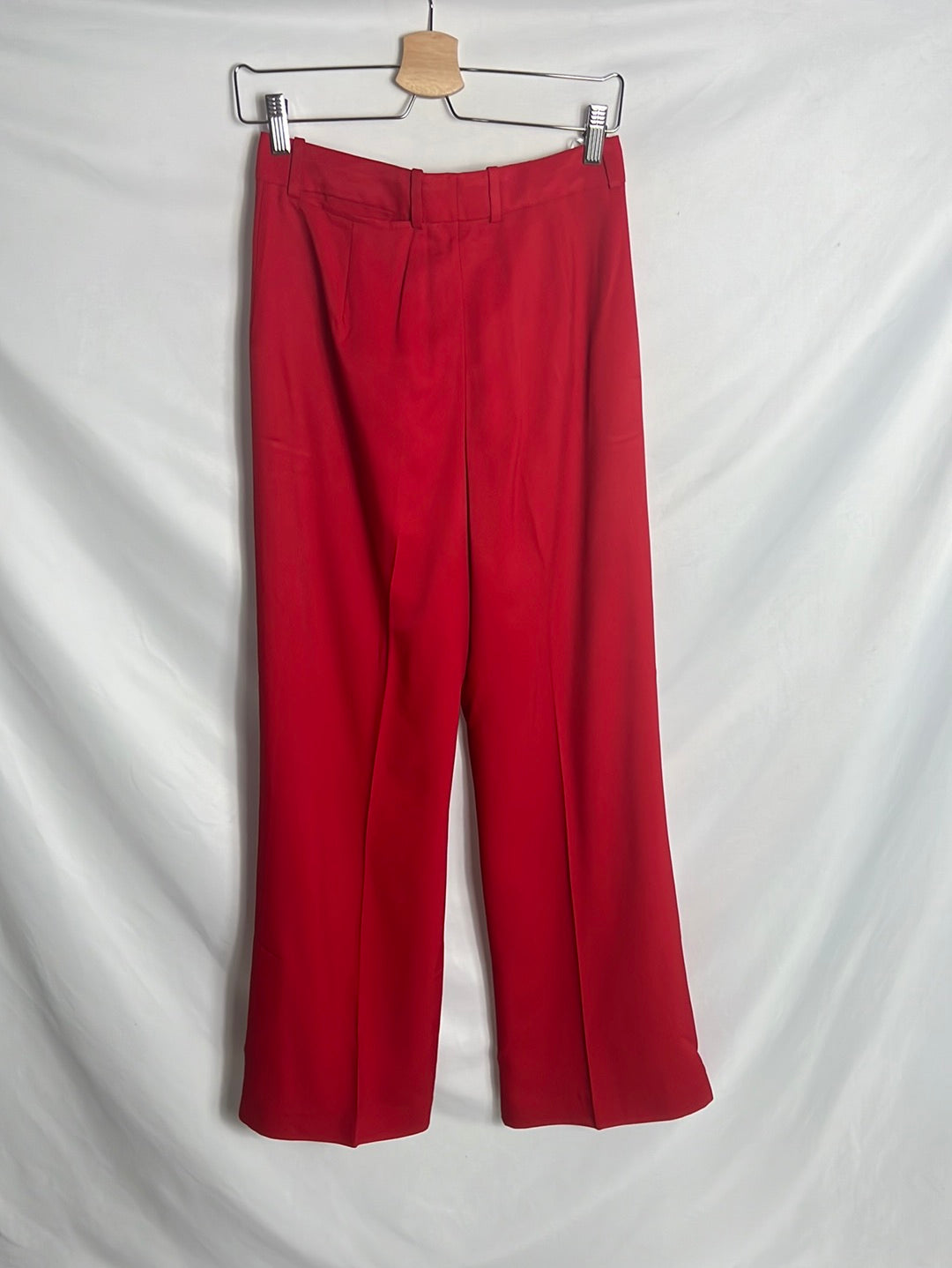GOLDEN GOOSE. Wide-leg red trousers. TS