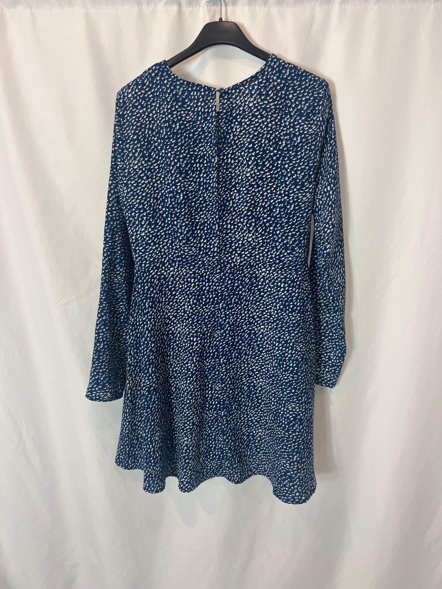LEFTIES. Flowy blue printed dress. TS