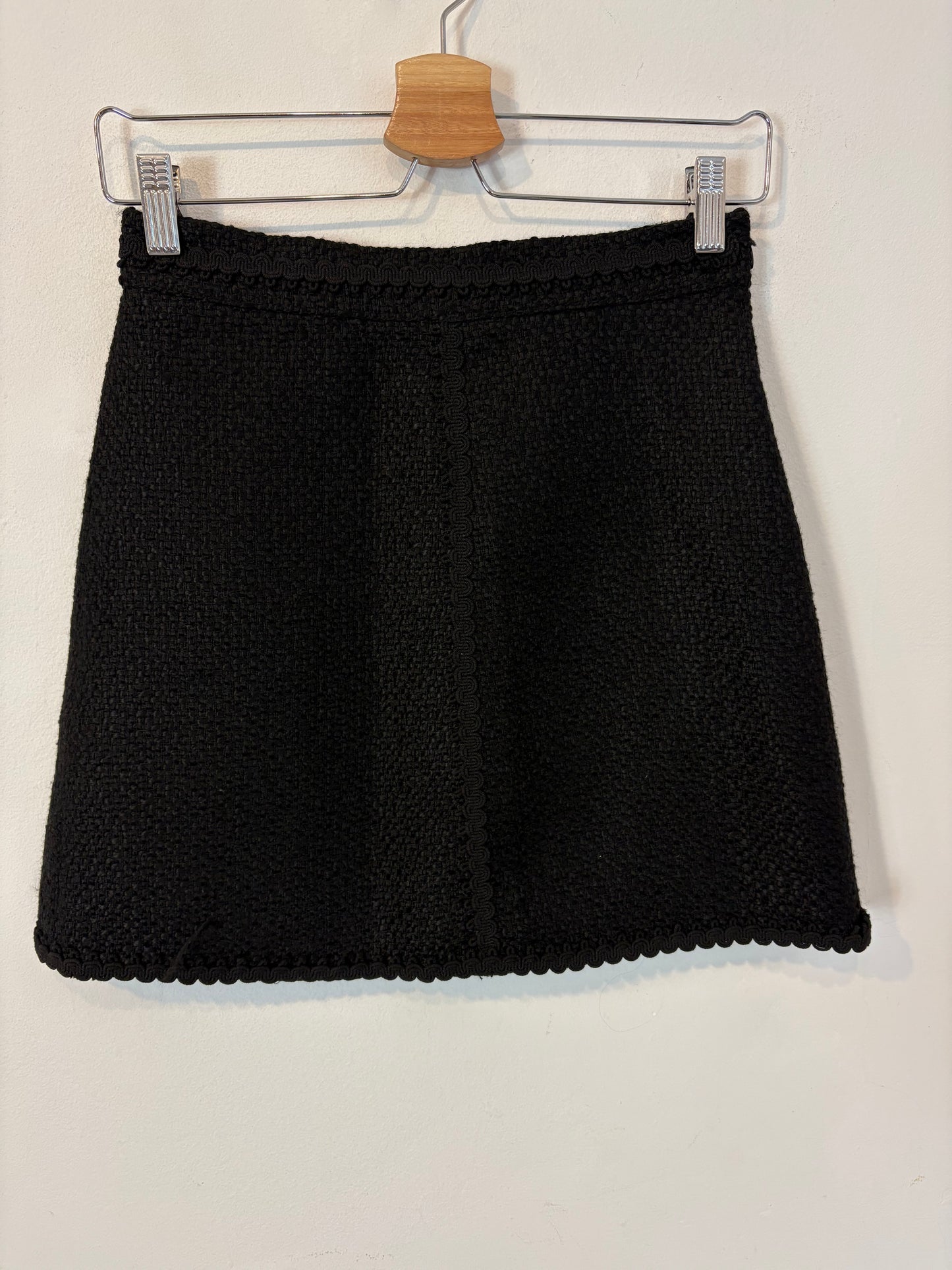 ZARA. Mustard textured back top. TS