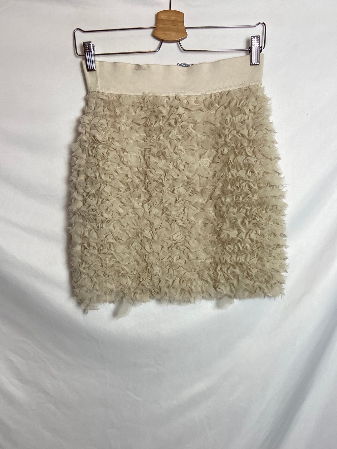 MANGO. TS tulle skirt with ruffles